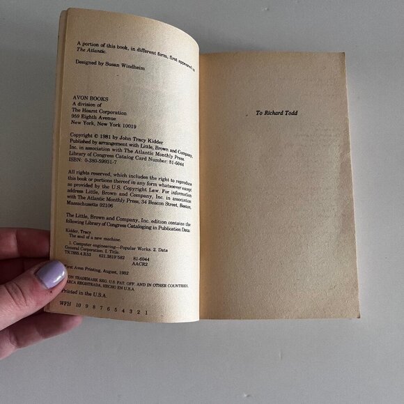 Soul of a New Machine Book Tracy Kidder Paperback Pulitzer Winner 1980s NonFicti - Picture 2 of 5